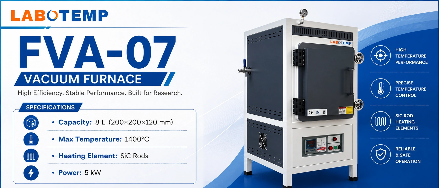 Vaccum Furnace FVA-07 specs