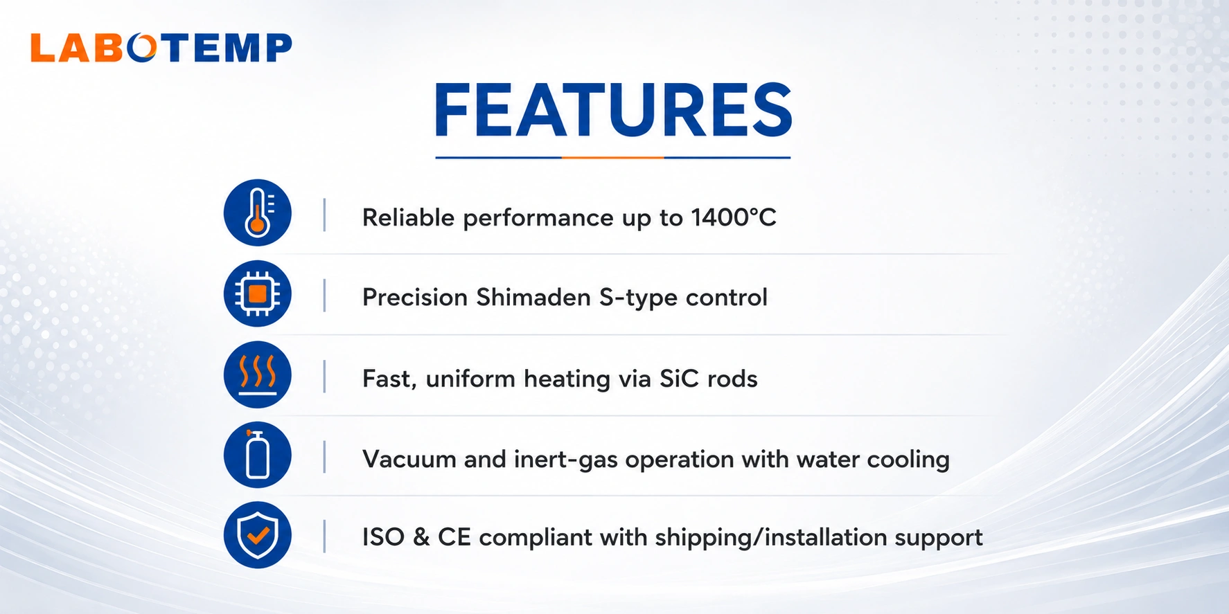 Vaccum Furnace FVA-08 features